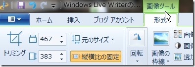 Windows Live Writerの画像の編集方法